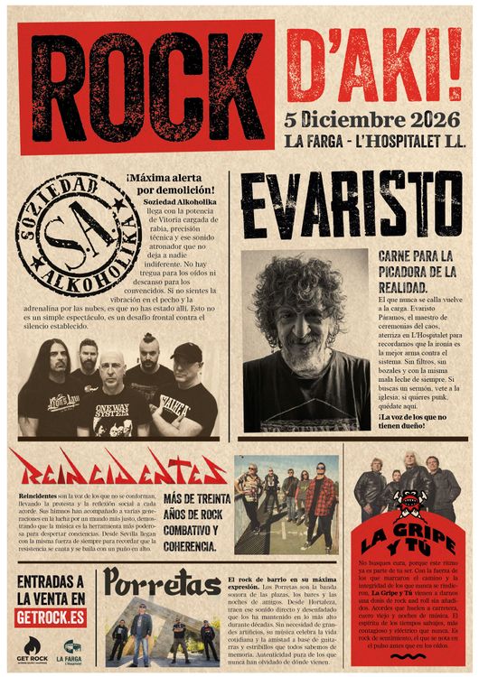 Cartel del concierto