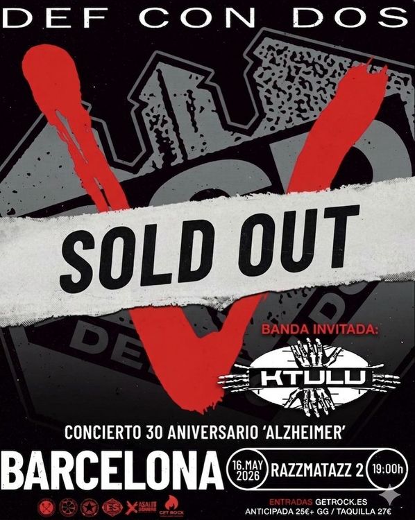 Cartel del concierto