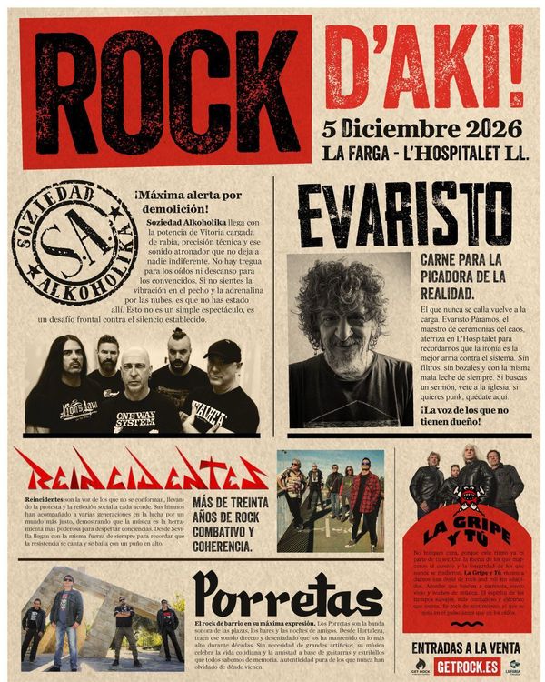 Cartel del concierto